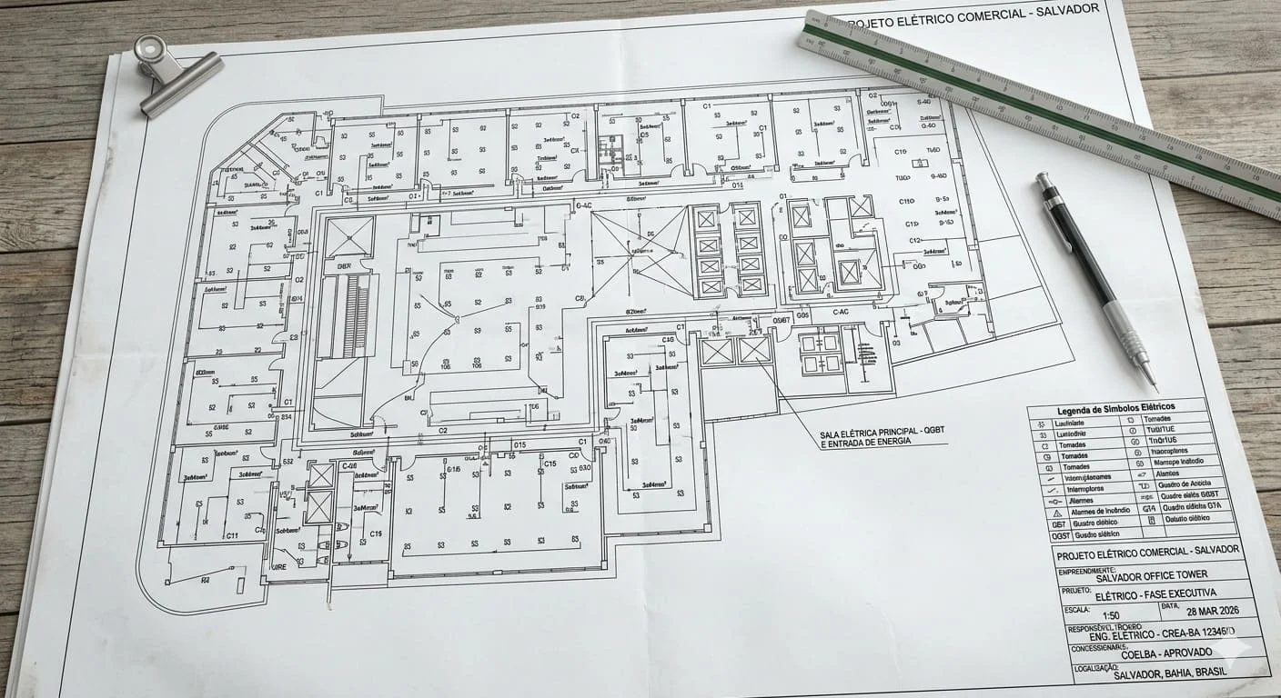 Projetos Elétricos Comerciais e Industriais em Salvador — KRIART Engenharia